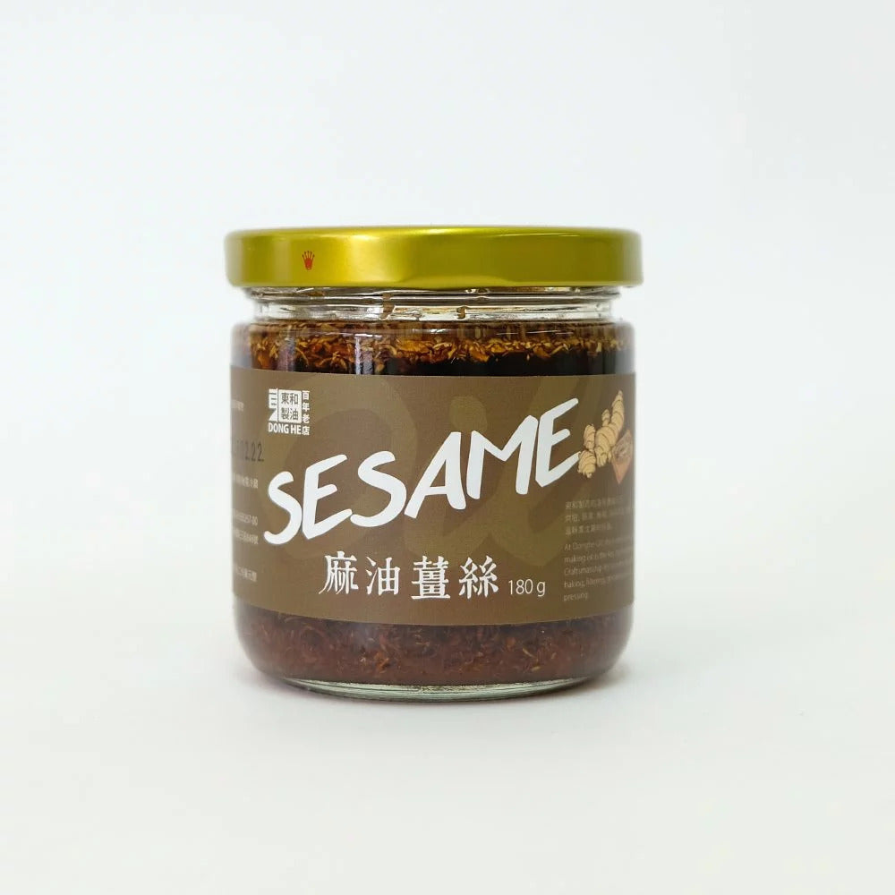 DONGHE JULIENNE GINGER IN SESAME OIL / 麻油薑絲 180ml